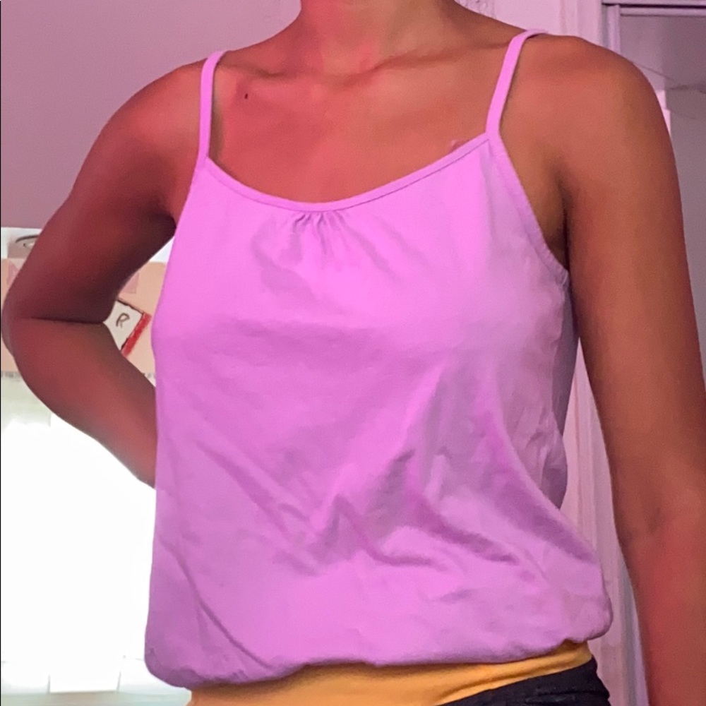 Pink tank top